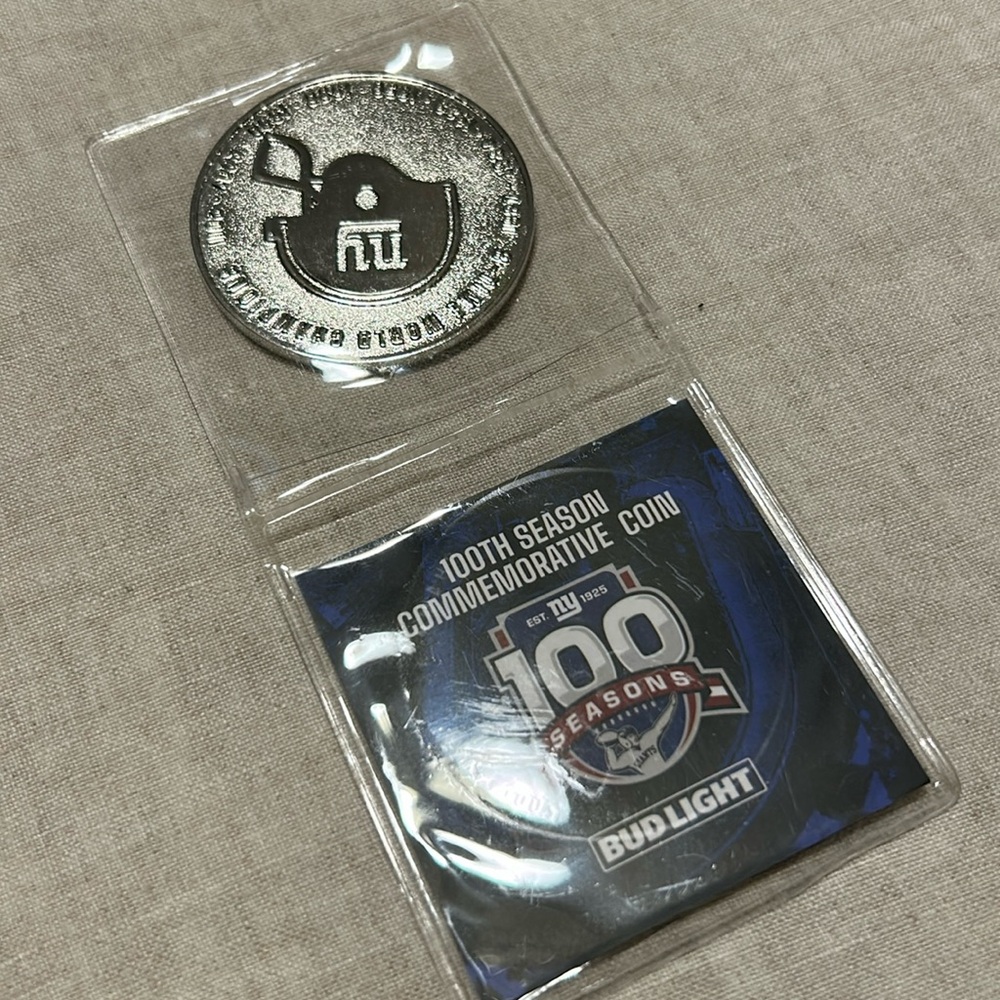 NY Giants 100th Season Commemorative Coin
